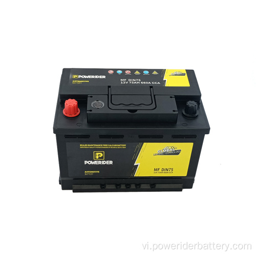 Pin khởi động xe hơi chì 12V 75AH DIN75